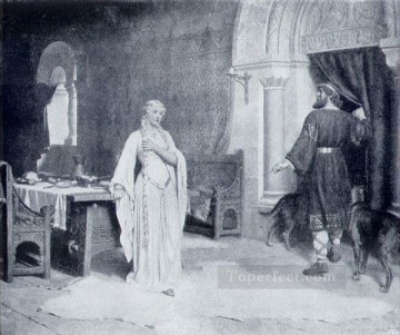Regencia histórica de Lady Godiva Edmund Leighton Pinturas al óleo